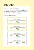 Vorschau - Poster - Willkommensgruß - Schulstart - 1.Klasse - Bleistift/Stift - Seite 1