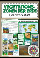 Vorschau - Stundenentwürfe - Vegetationszonen und Klimazonen - Sparpaket (Materialpaket) - Seite 1