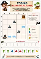 anteprima - Esercizi - Coding a tema Pirati – scuola primaria - Pagina 1