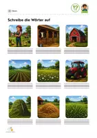 Vorschau - Arbeitsblätter - Deutsch Arbeitsheft - Thema Bauernhof - 2. Klasse - Seite 3