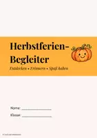 Vorschau - Spiele - Herbstferien-Begleiter - Ferienaufgaben, Challenges & kreative Arbeitsblätter - Seite 1