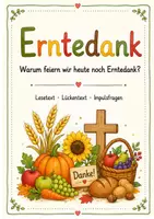 Vorschau - Arbeitsblätter - Warum feiern wir heute noch Erntedank? - Deckblatt