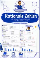 Vorschau - Arbeitsblätter - Mathematik | Fit mit rationalen Zahlen – Rechnen, Vergleichen & Üben - Deckblatt