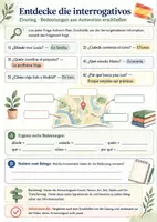 Vorschau - Arbeitsblätter - Interrogativos – Fragen bilden Spanisch EF: Fragewörter systematisch entdecken - Seite 2