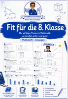 Vorschau - Arbeitsblätter - Mathematik | Fit für die 8. Klasse – Wiederholen & Üben - Deckblatt