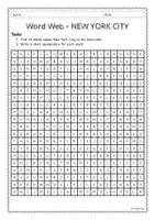 Vorschau - Arbeitsblätter - Word Web - NEW YORK CITY (3-fach differenziert) - Seite 3