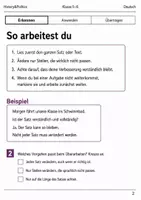 Vorschau - Arbeitsblätter - Grammatik Basisscreening Klasse 5–6 Schulstart - Seite 1