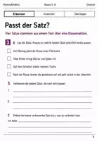 Vorschau - Arbeitsblätter - Grammatik Basisscreening Klasse 5–6 Schulstart - Seite 2