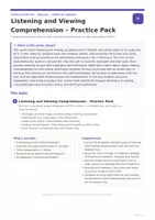 Vorschau - Unterrichtsreihen - Listening and Viewing Comprehension Worksheets | Upper Secondary English | Complete Unit - Seite 2