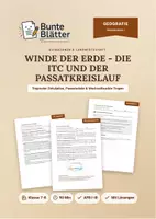 Vorschau - Stundenentwürfe - Geografie: Passatzirkulation und ITC - Klasse 7/8 - Deckblatt