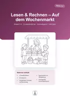 Vorschau - Arbeitsblätter - Lesen & Rechnen – Auf dem Wochenmarkt | Sachaufgaben & Leseverständnis Klasse 3–4 - Deckblatt