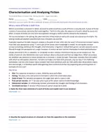 Vorschau - Unterrichtsreihen - Characterisation and Analysing Fiction | Complete English Literature Unit | Upper Secondary - Seite 3