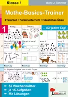Vorschau - Arbeitsblätter - Mathe-Basics-Trainer Klasse 1 | Grundlagentraining für jeden Tag | 52 Wochenblätter mit 15 Aufgaben | mit Lösungen - Deckblatt