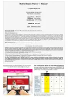 Vorschau - Arbeitsblätter - Mathe-Basics-Trainer Klasse 1 | Grundlagentraining für jeden Tag | 52 Wochenblätter mit 15 Aufgaben | mit Lösungen - Seite 1