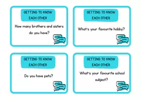 Vorschau - Aufgabenkarten - Erste Englischstunde: Kennenlernen - Conversation Cards Klasse 4/5 - Seite 3