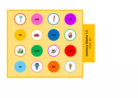 Voorbeeld - 🧠 Memory - Ik lees met hup en aap (thema 1) - Pagina 3
