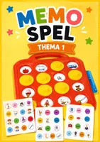 Voorbeeld - 🧠 Memory - Ik lees met hup en aap (thema 1) - Voorblad