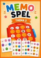Voorbeeld - 🧠 Memory - Ik lees met hup en aap (thema 2) - Voorblad