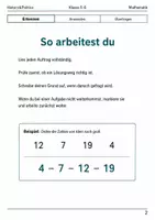 Vorschau - Arbeitsblätter - Lösungswege vergleichen Basisscreening Klasse 5–6 - Seite 1