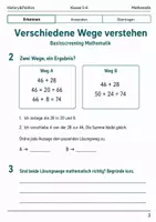 Vorschau - Arbeitsblätter - Lösungswege vergleichen Basisscreening Klasse 5–6 - Seite 2