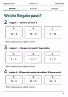 Vorschau - Arbeitsblätter - Taschenrechner & digitale Werkzeuge Klasse 5–6 - Seite 2
