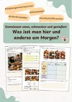 Vorschau - Arbeitsblätter - Lernpaket - Frühstück weltweit - Was isst man hier und anderswo am Morgen? - dreifach differenziert - inkl. LÖSUNGEN - Deckblatt