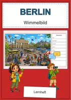 Vorschau - Arbeitsblätter - Berlin Wimmelbild DaZ/DaF Lernheft - Deckblatt