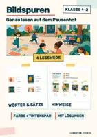 Vorschau - Arbeitsblätter - Bildspuren: Genau lesen Klasse 1–2 - Deckblatt