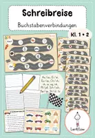 Vorschau - Arbeitsblätter - Schreiben üben: Buchstabenverbindungen, Feinmotorik & Schreibmotorik für Vorschule & Klasse 1, DaZ, Differenzierung - Deckblatt
