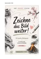 Vorschau - Arbeitsblätter - Zeichne das Bild weiter - 40 kreative Bildimpulse - Deckblatt