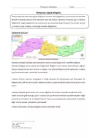 Vorschau - Arbeitsblätter - Gruppenpuzzle: Geografische Regionen der Türkei - Deckblatt