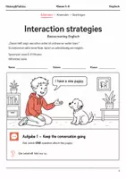 Vorschau - Arbeitsblätter - Interaction strategies Basisscreening Klasse 5–6 - Deckblatt
