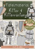 Vorschau - Präsentationen/Tafelbilder - Tafelmaterial Ritter und Ritterrüstung Mittelalter Bildkarten - Deckblatt