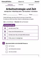 Vorschau - Arbeitsblätter - Basisscreening Deutsch Arbeitsstrategie Klasse 5–6 - Deckblatt