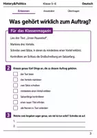 Vorschau - Arbeitsblätter - Basisscreening Deutsch Arbeitsstrategie Klasse 5–6 - Seite 2