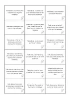 Vorschau - Aufgabenkarten - Conversation cards for after the summer holidays, year 8-10 - Seite 1
