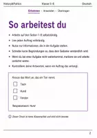 Vorschau - Arbeitsblätter - Deutsch Gesamtcheck A Basisscreening Klasse 5–6 - Seite 1