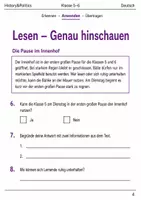 Vorschau - Arbeitsblätter - Deutsch Gesamtcheck A Basisscreening Klasse 5–6 - Seite 3