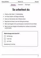 Vorschau - Arbeitsblätter - Deutsch Gesamtcheck B Basisscreening Klasse 5–6 - Seite 1