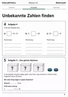 Vorschau - Arbeitsblätter - Algebra Basisscreening Mathematik Klasse 5–6 - Seite 3