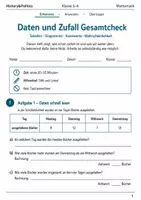 Vorschau - Arbeitsblätter - Daten und Zufall Basisscreening Mathematik Klasse 5–6 - Deckblatt
