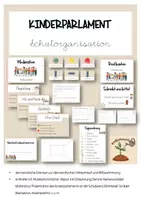 Vorschau - Unterrichtsreihen - Kinderparlament - Schülerparlament Demokratie Schulentwicklung - Deckblatt