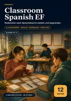 Vorschau - Poster - Classroom Spanish EF – Redemittel-System für den einsprachigen Unterricht ab Stunde 1 | 4 Poster + 24 Karten - Deckblatt