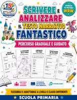 anteprima - Piani di lezione - Il testo narrativo fantastico: percorso completo e graduale - Pagina di copertina