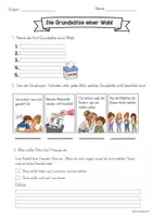 Vorschau - Arbeitsblätter - Die Grundsätze einer Wahl - Klassensprecherwahl - Seite 3