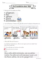 Vorschau - Arbeitsblätter - Die Grundsätze einer Wahl - Klassensprecherwahl - Seite 1