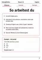 Vorschau - Arbeitsblätter - Basisscreening Englisch Teststrategie Klasse 5–6 - Seite 1