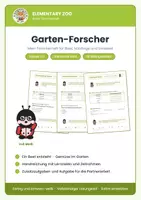 Vorschau - Arbeitsblätter - Garten-Forscher – Sachunterricht-Forscherheft, Klasse 1/2 - Deckblatt