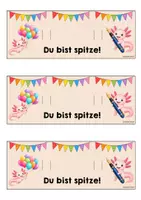 Vorschau - Mal- und Bastelvorlagen - Axolotlklasse - Stiftgeschenk | Geschenk (Klassentier) - Seite 2