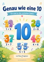 Vorschau - Arbeitsblätter - „Genau wie eine 10“ – ein Lied zu den verliebten Zahlen - Deckblatt
